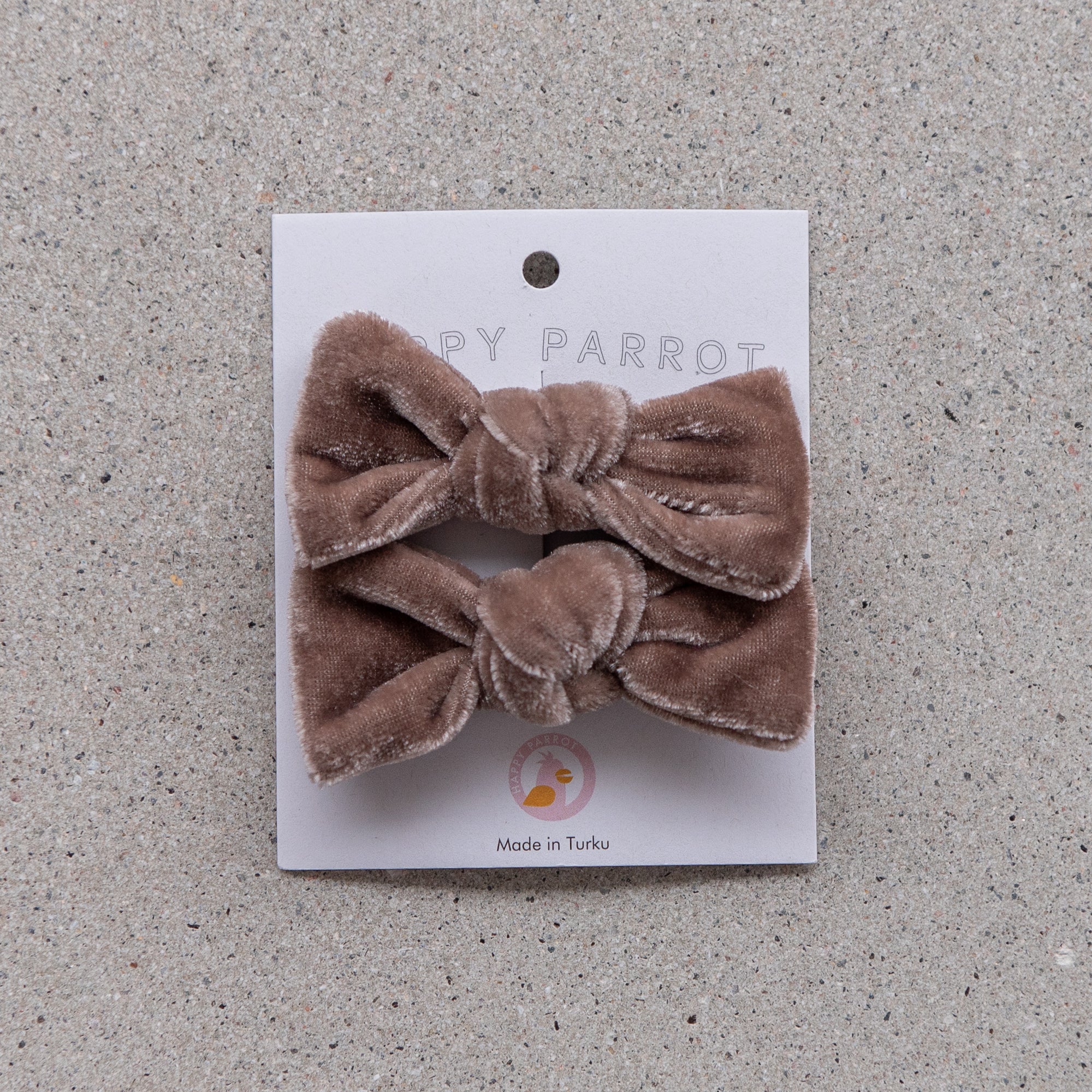 Baby knot -pinnit 2 kpl, Almond velvet